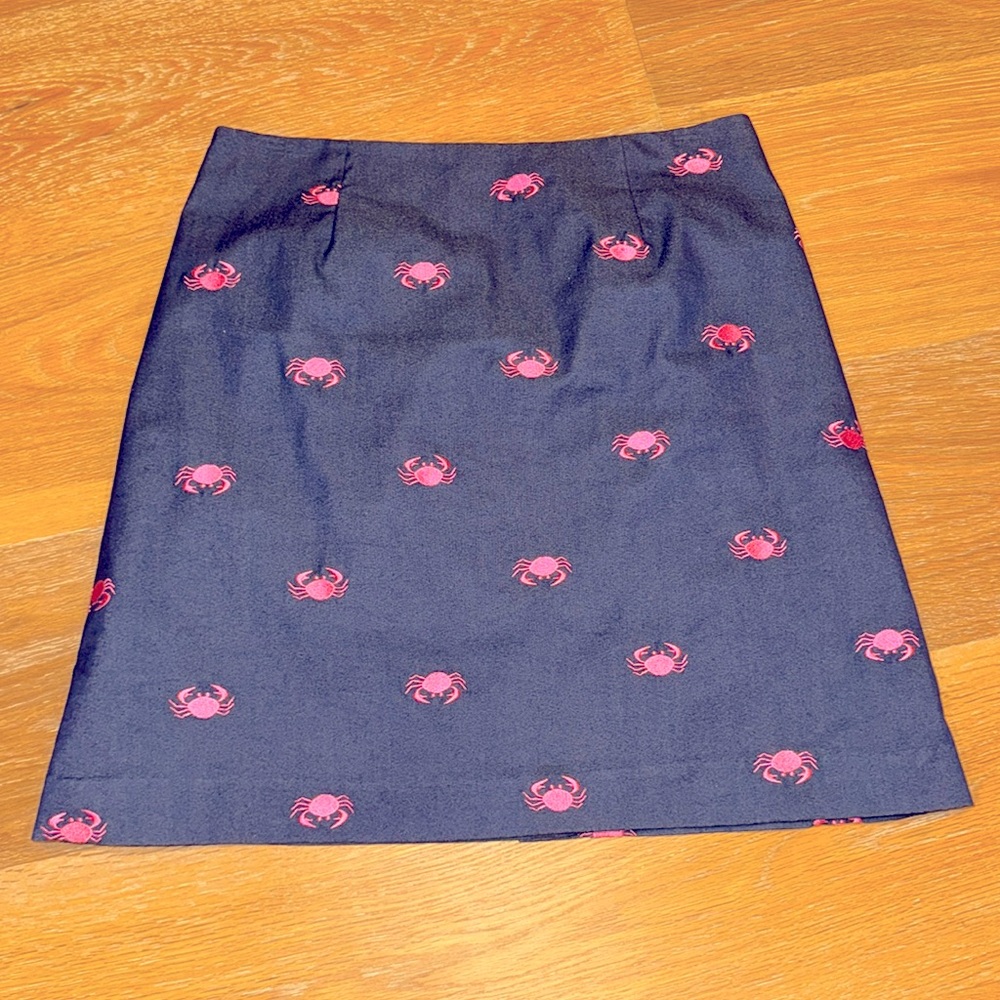 Lilly Pulitzer hot pink crab skirt